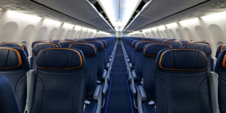 Empty Airplane Seats