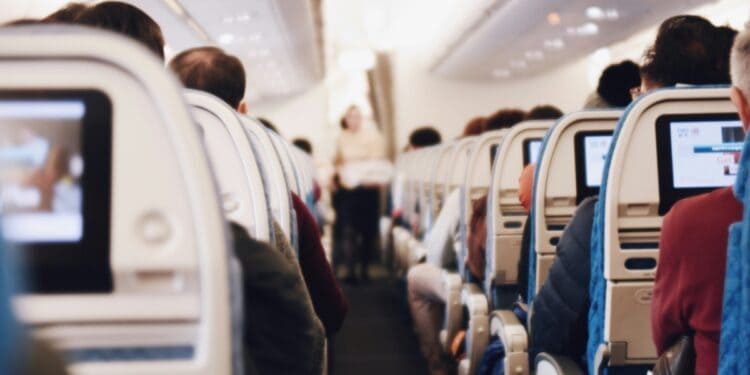 People Sitting During Flight